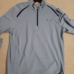 Puma long sleeve 1/4 zip size large